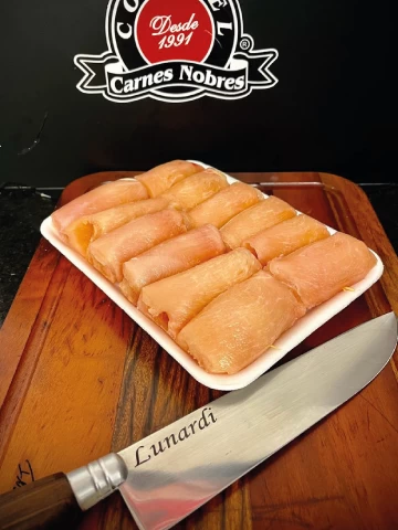 Bife a rolê de frango