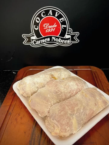 Filé de coxa recheado