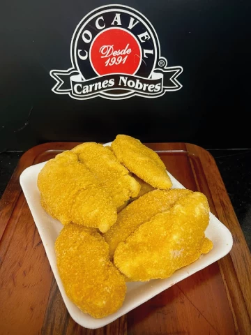 Peito de frango empanado 